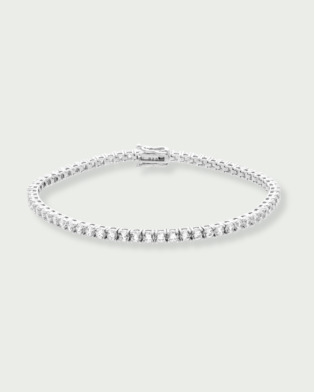 Bracelet rivière Essentiel – Co-création Diane Perreau – Argent 925 rhodié &amp; Zirconium