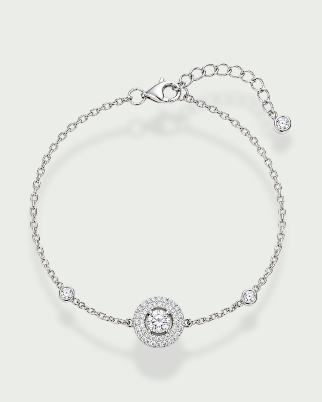 Bracelet infini rond XL - BLANC