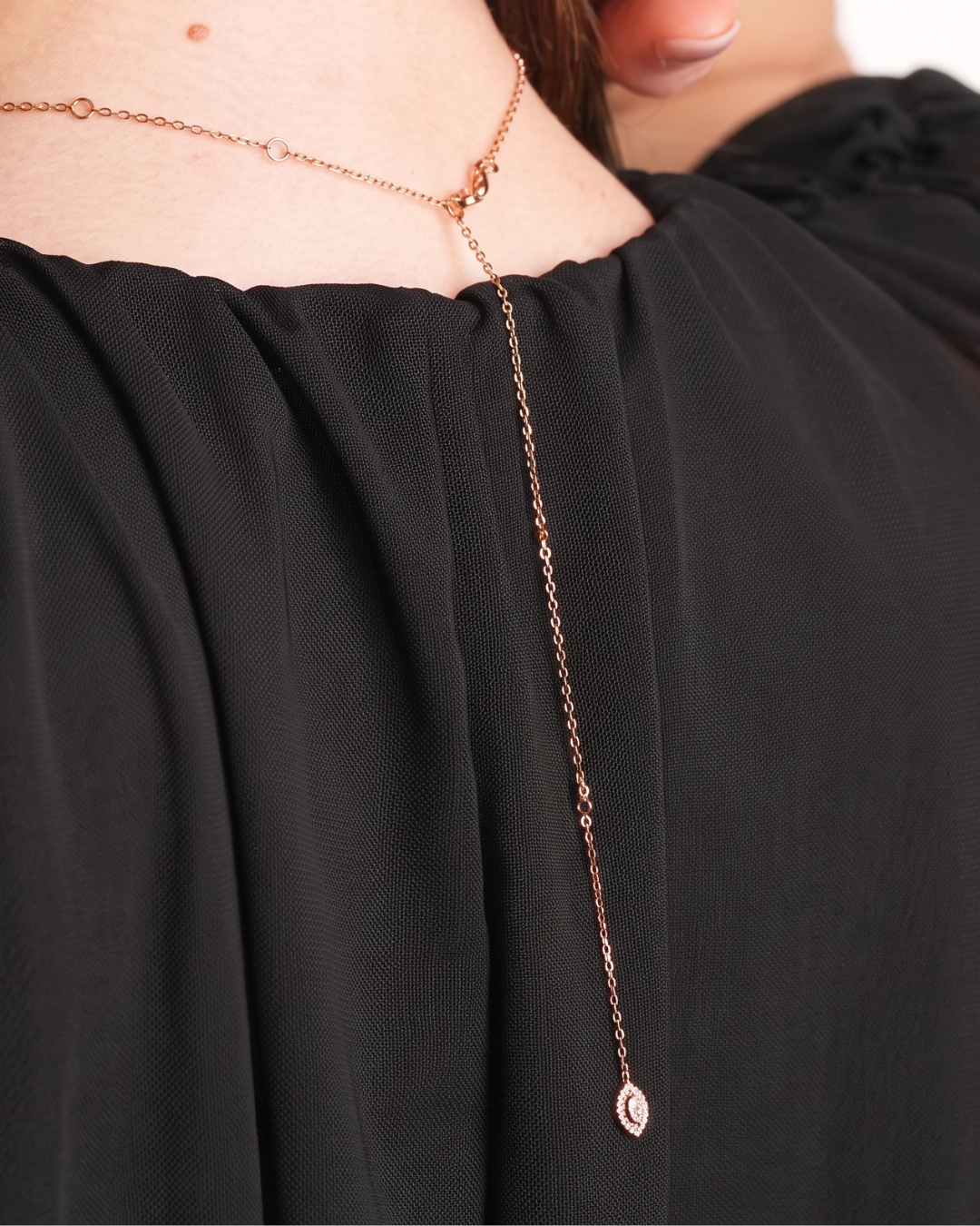 Choker dos nu Fleur de Vie - ROSE