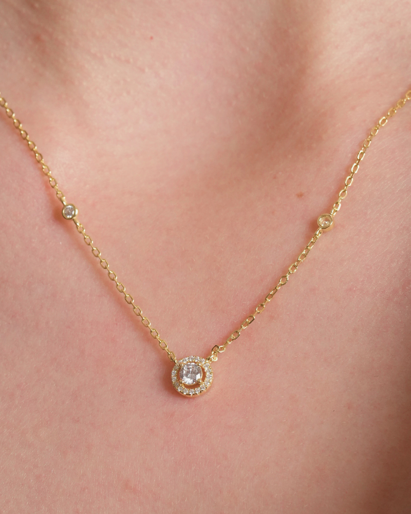 Round Infinity Necklace - GOLD