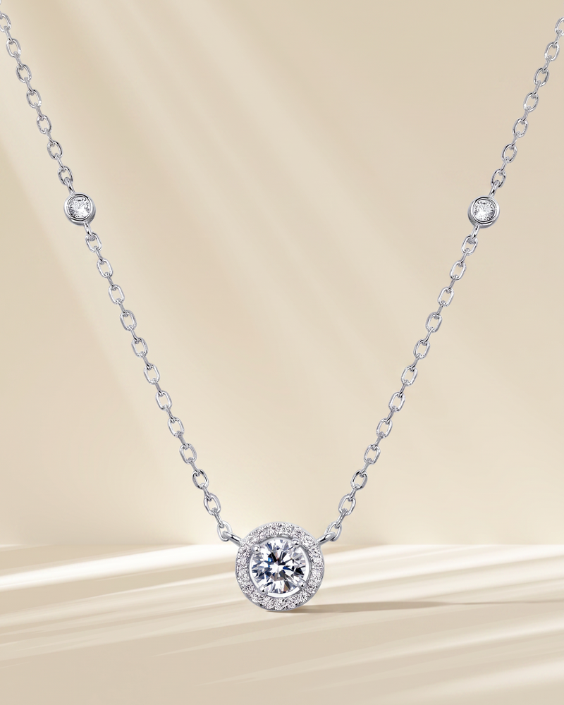 Collier Infini Rond - BLANC