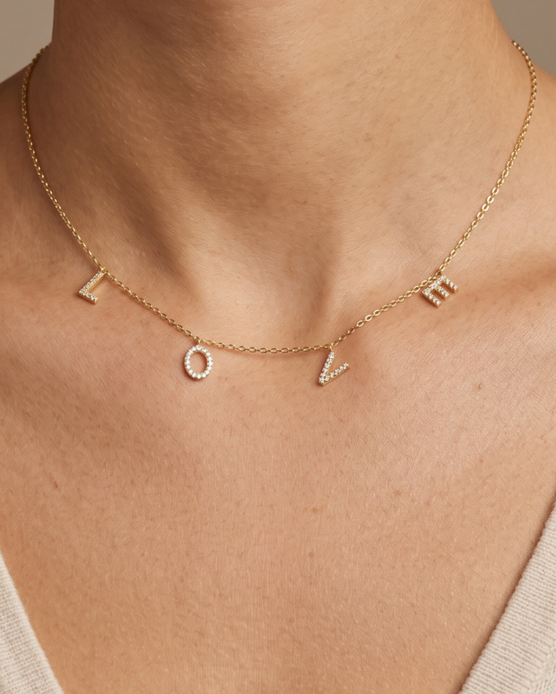 Collier LOVE - DORÉ