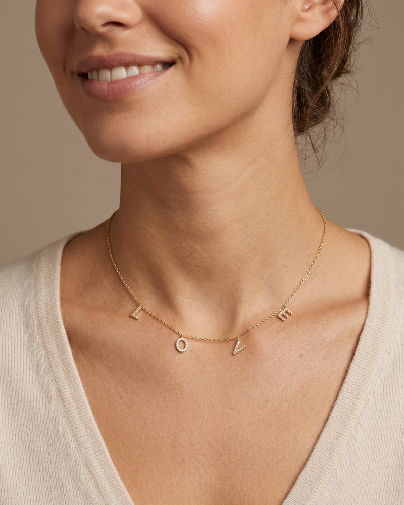 Collier LOVE - DORÉ