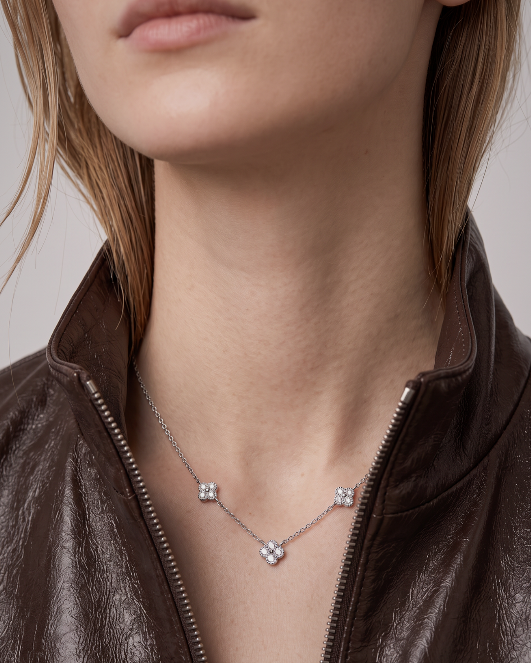 Collier Multi Eden - BLANC