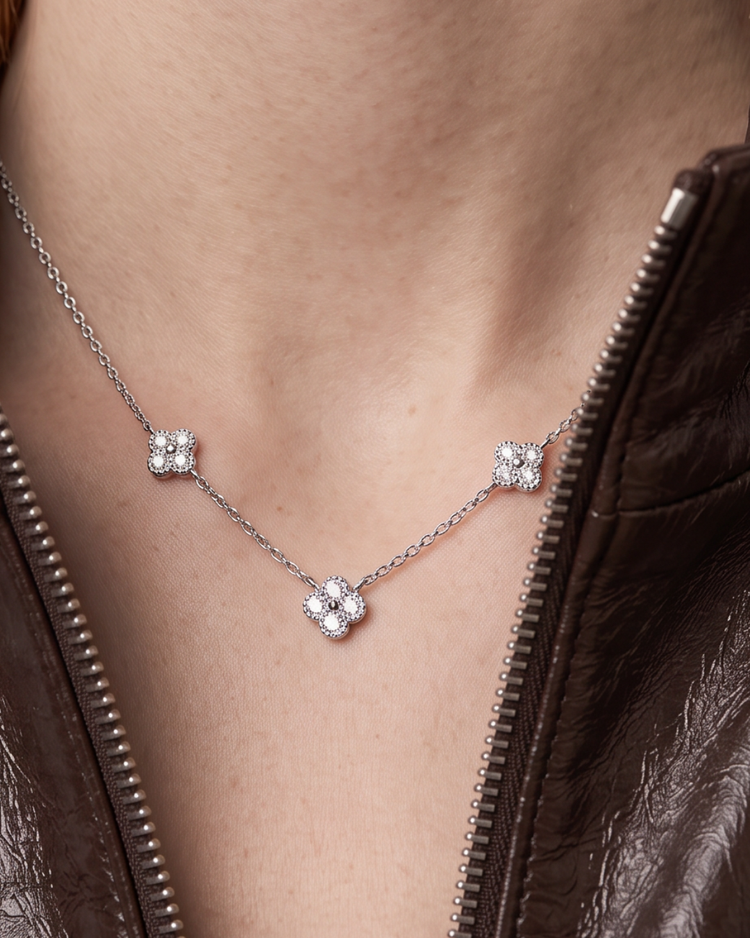 Collier Multi Eden - BLANC