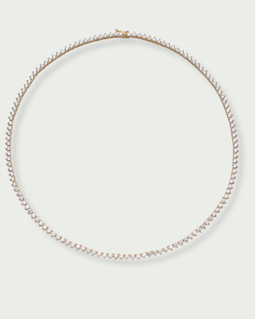 Collier Rivière Allure – Co-création Diane Perreau – Argent 925 doré à l'or 18 carats &amp; Zirconium