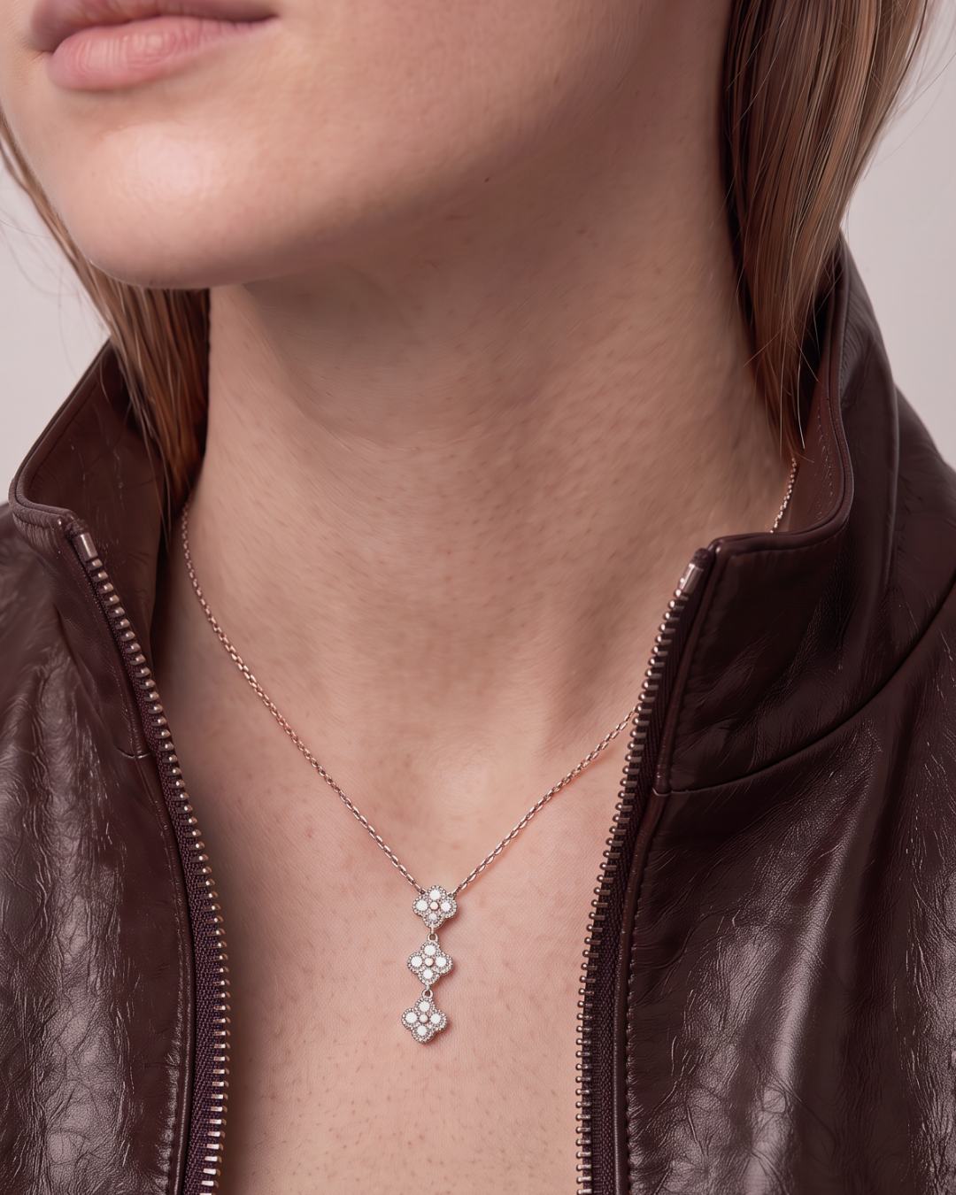 Collier Trio Eden - ROSE