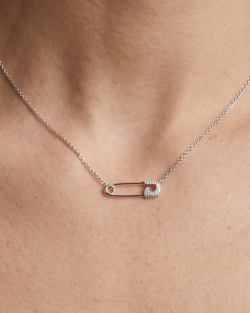 Collier Trombone - BLANC