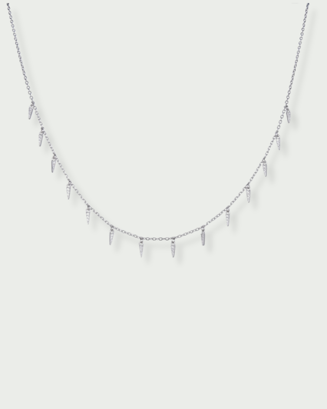 Waterfall Necklace - WHITE 