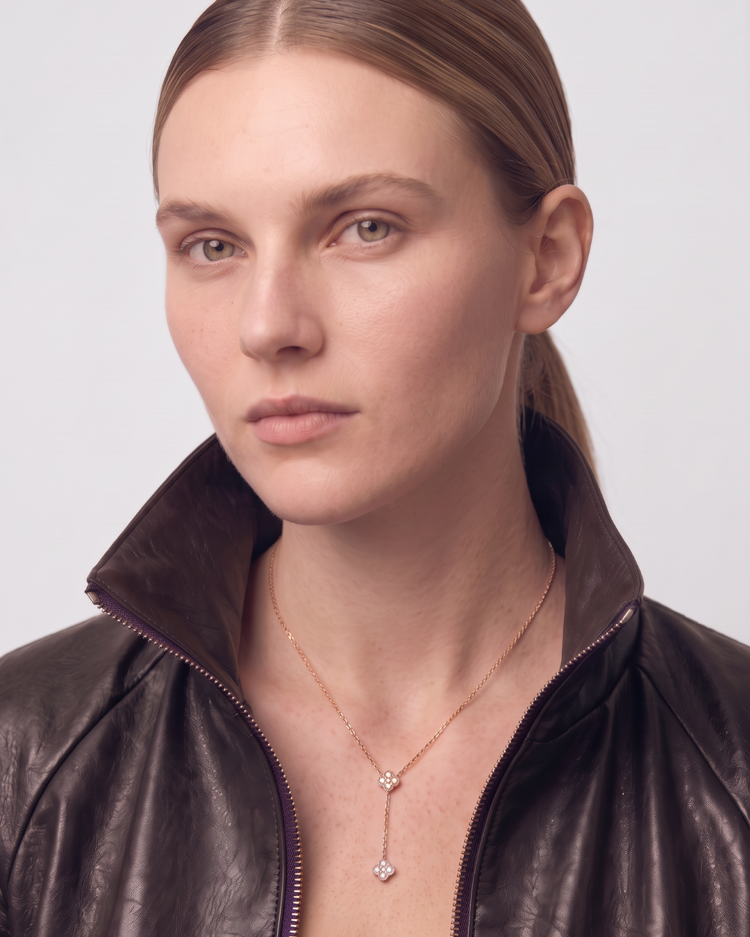 Collier cravate Eden - ROSE