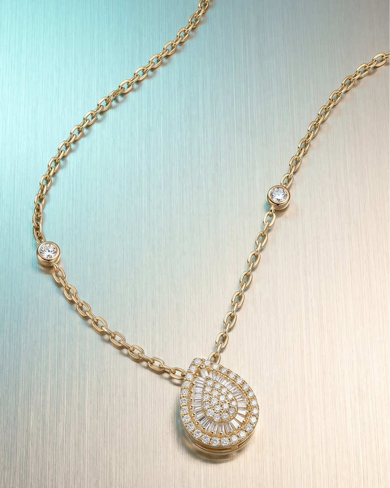 Collier poire Baguette - DORÉ