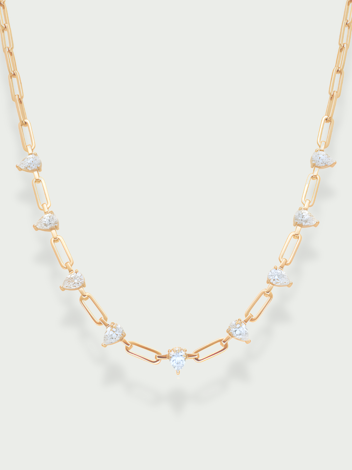Collier chaîne Pear Glow - DORÉ