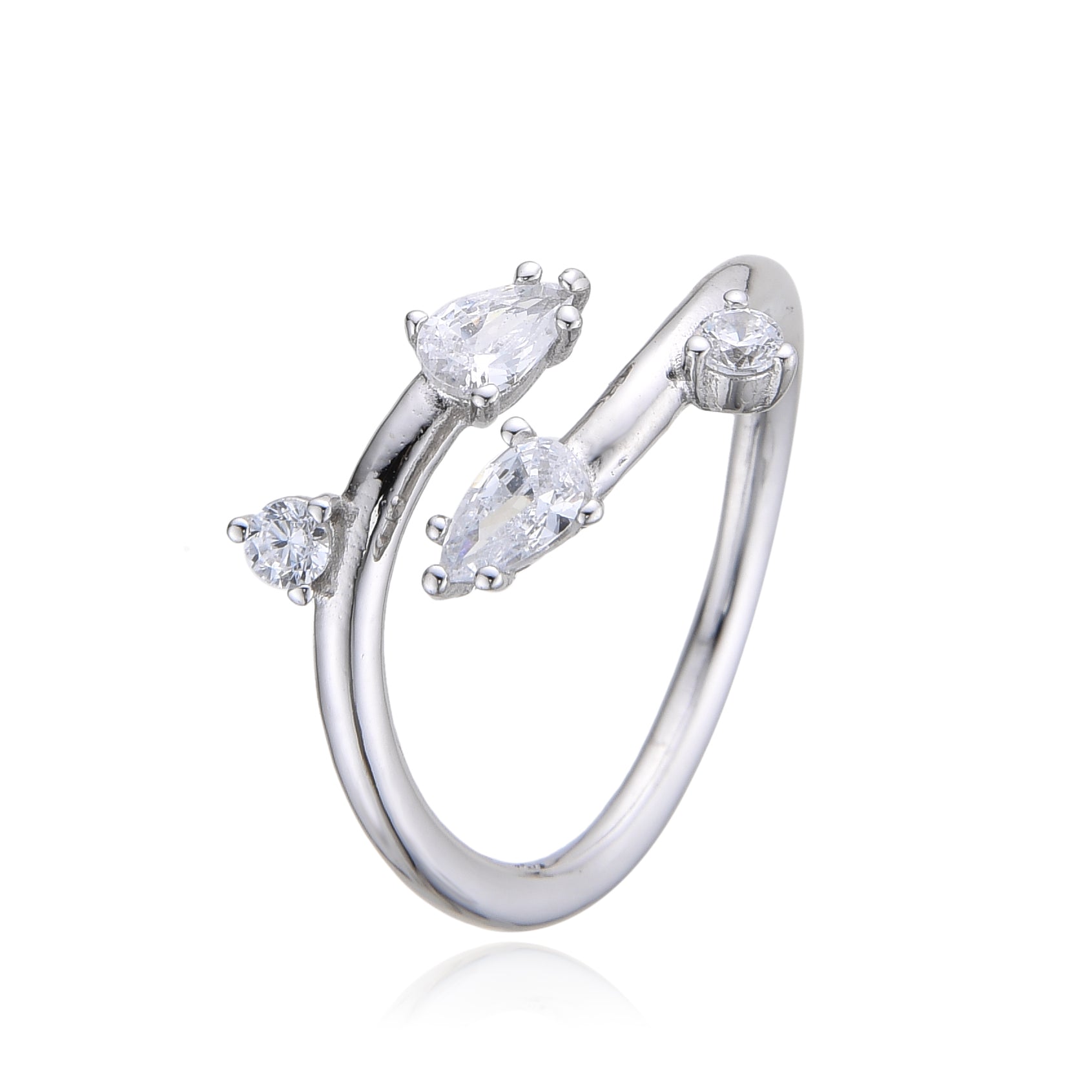 Bague Éclat - BLANC