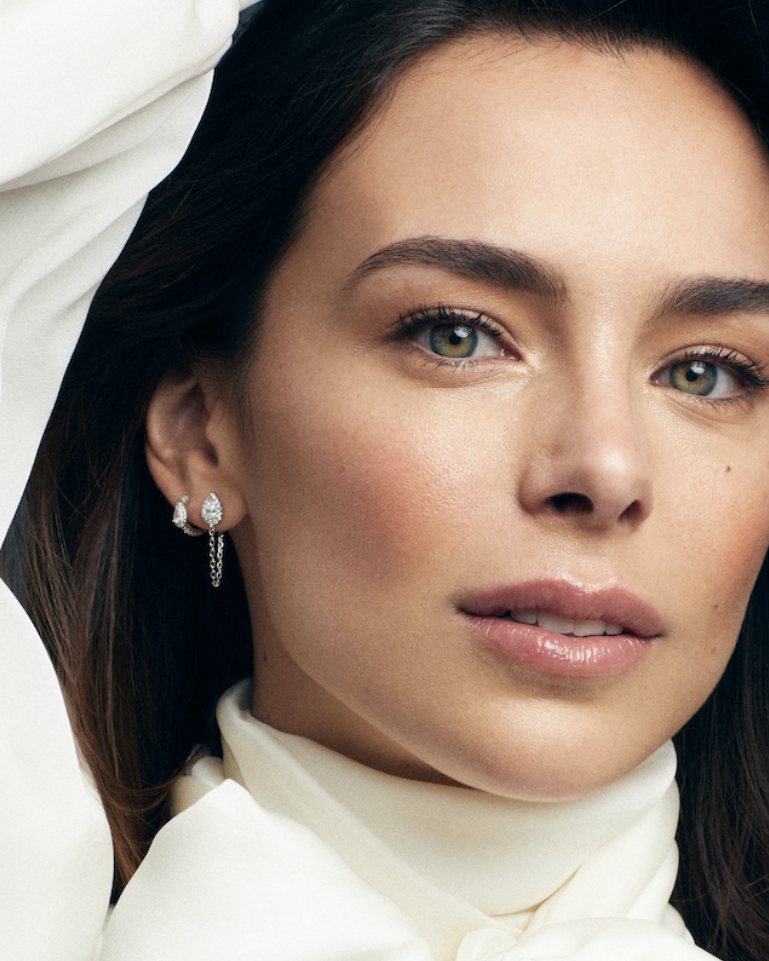 Créoles square Infini Poire - DORÉ