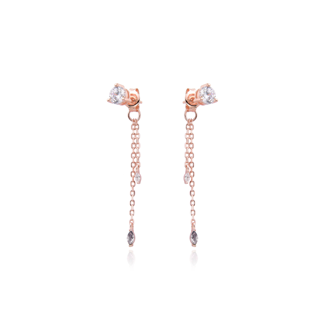 Boucles pendantes My Glow - ROSE