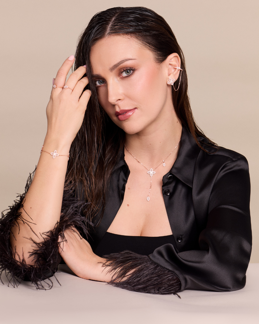 Mono boucle Fleur Éternelle - ROSE