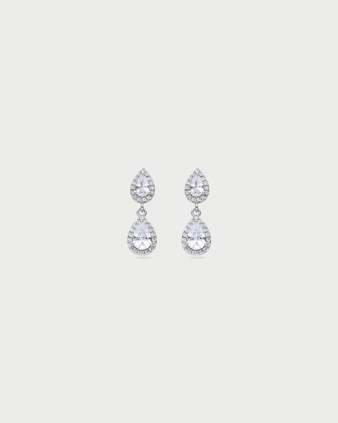 Puces double Infini Poire - BLANC