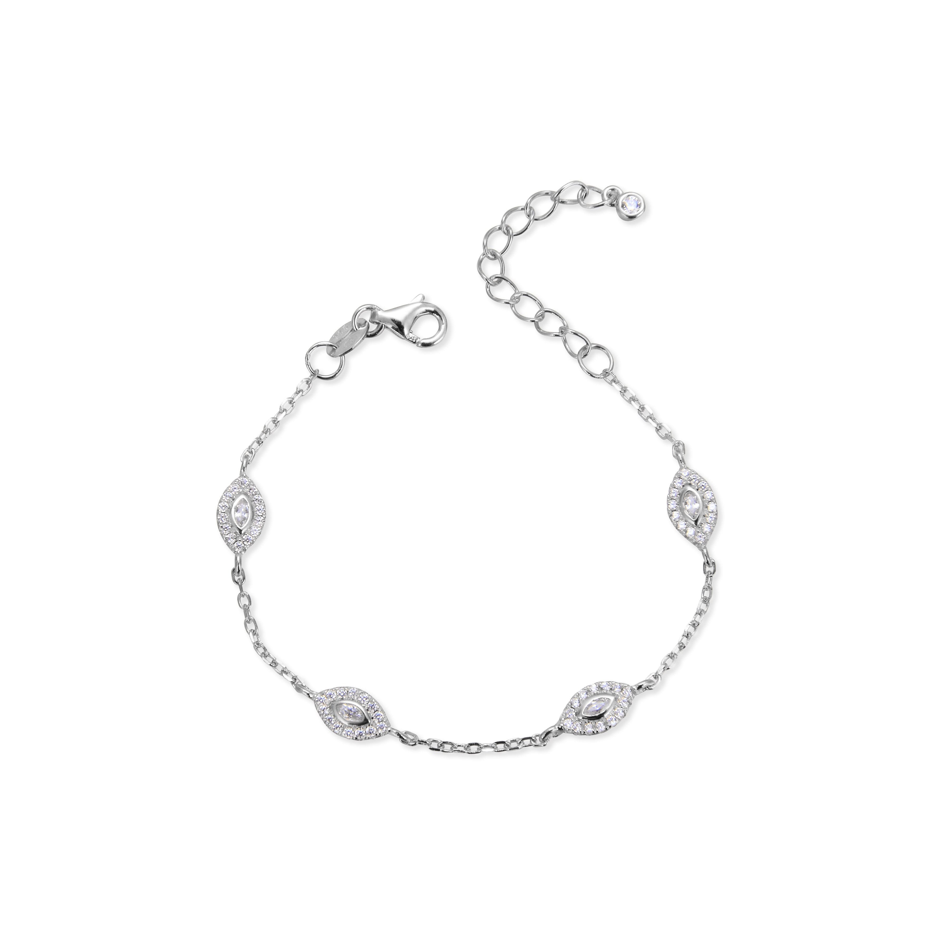 Bracelet marquises pavées - ROSE