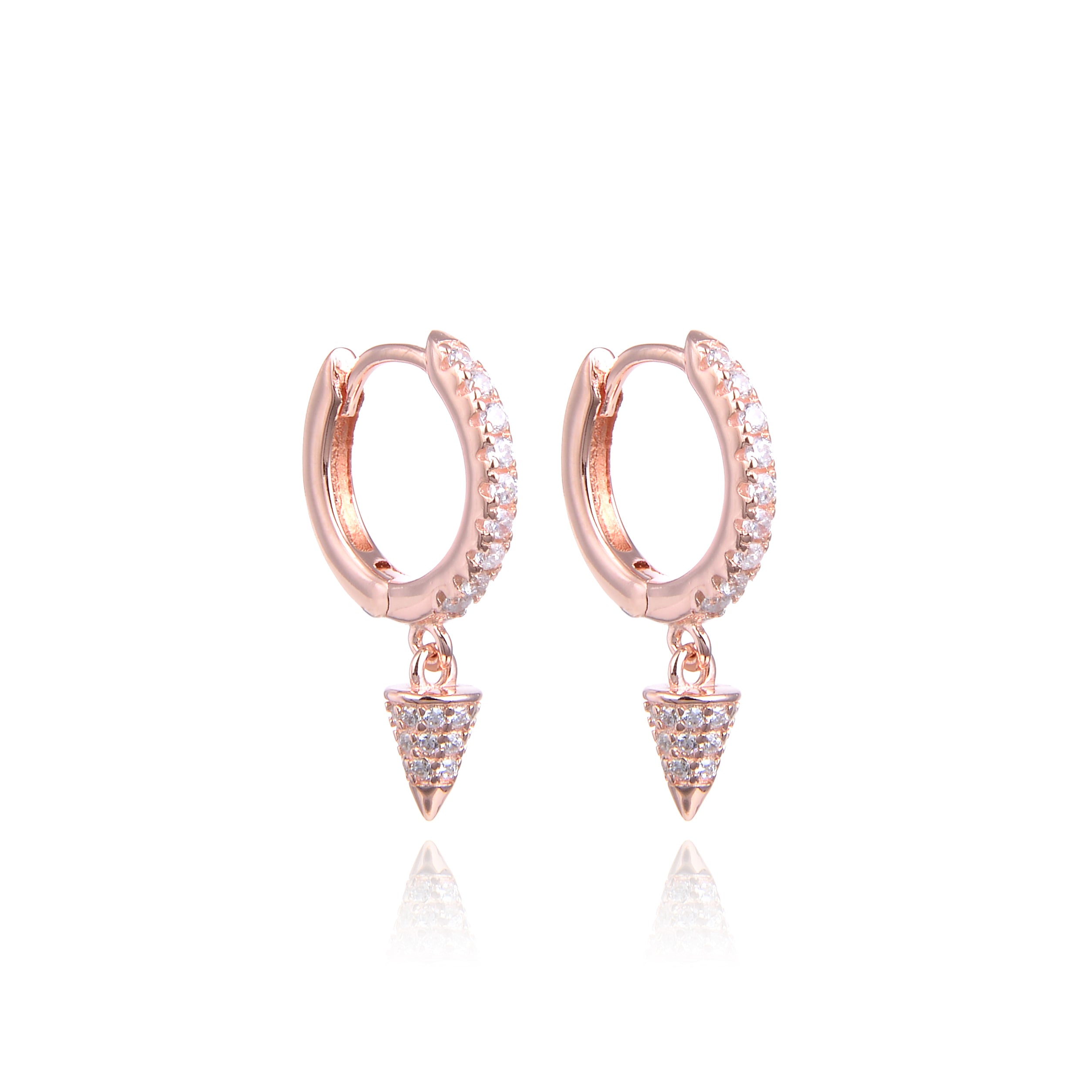 Dormeuses pointes S - ROSE