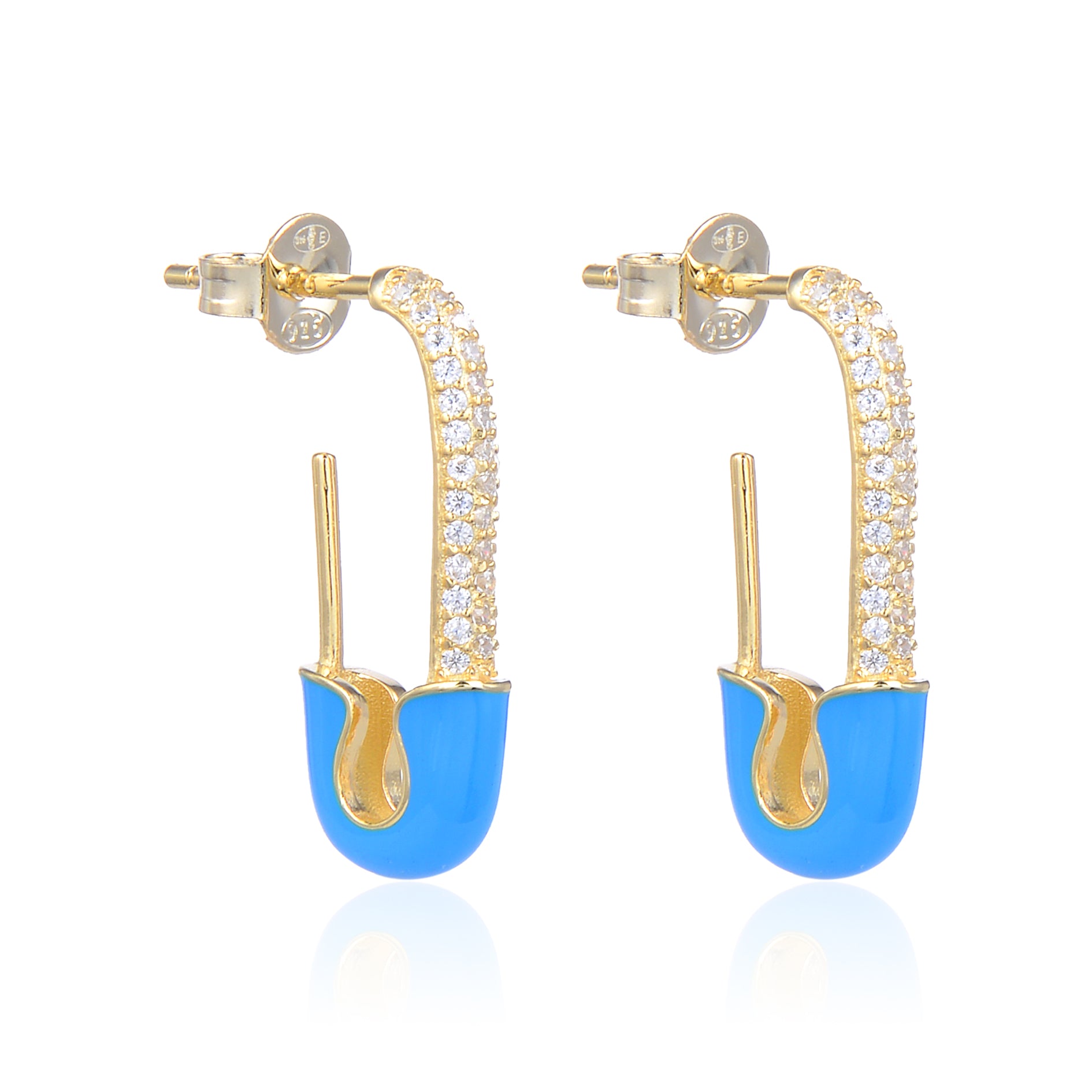 Boucles épingles bleue - DORÉ