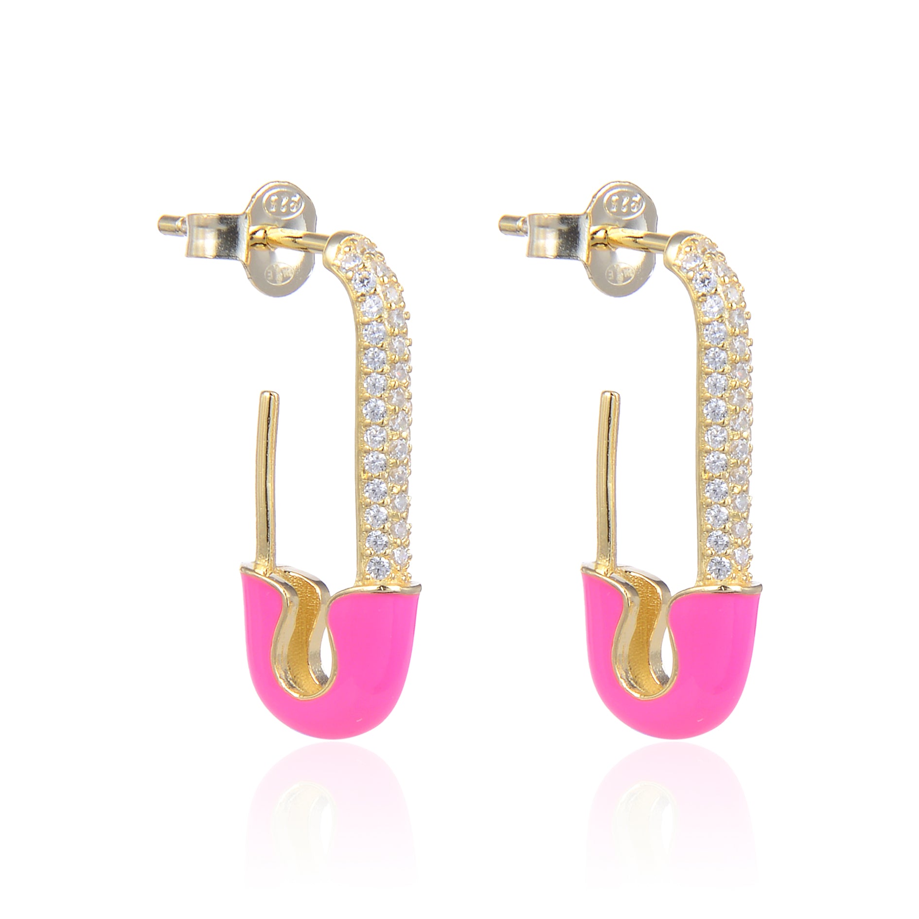 Boucles épingles rose - DORÉ