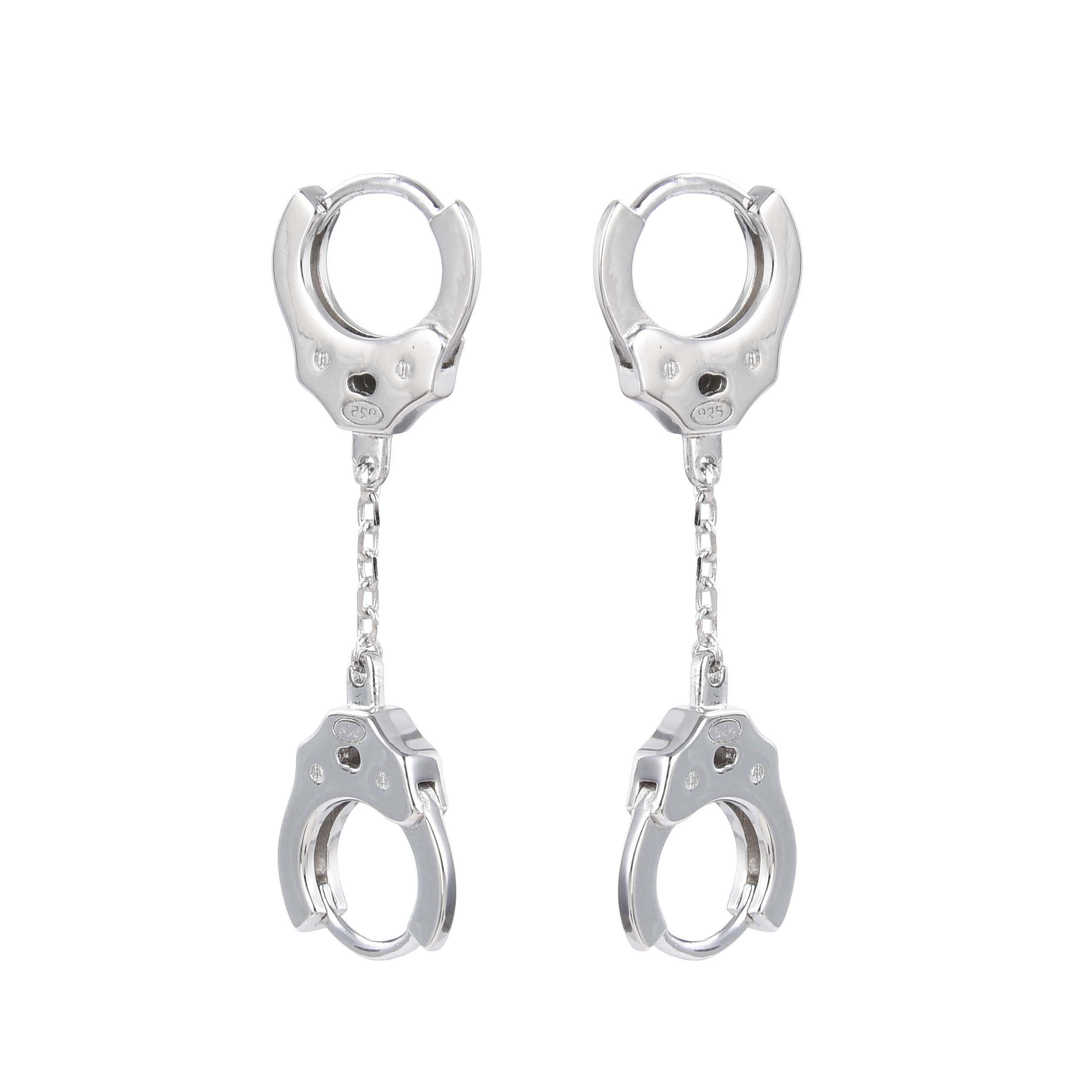 Boucles menottes - BLANC