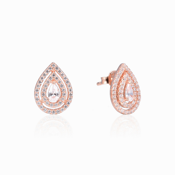 Puces deux rangs Infini Poire - ROSE
