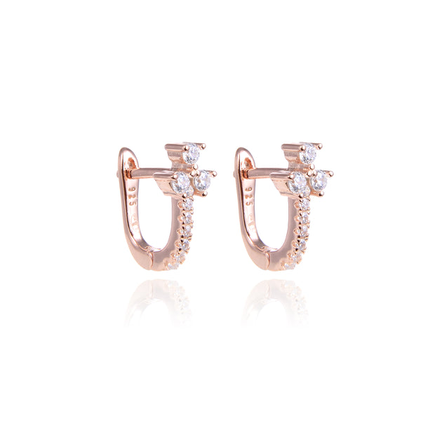 Mini créoles trio - ROSE