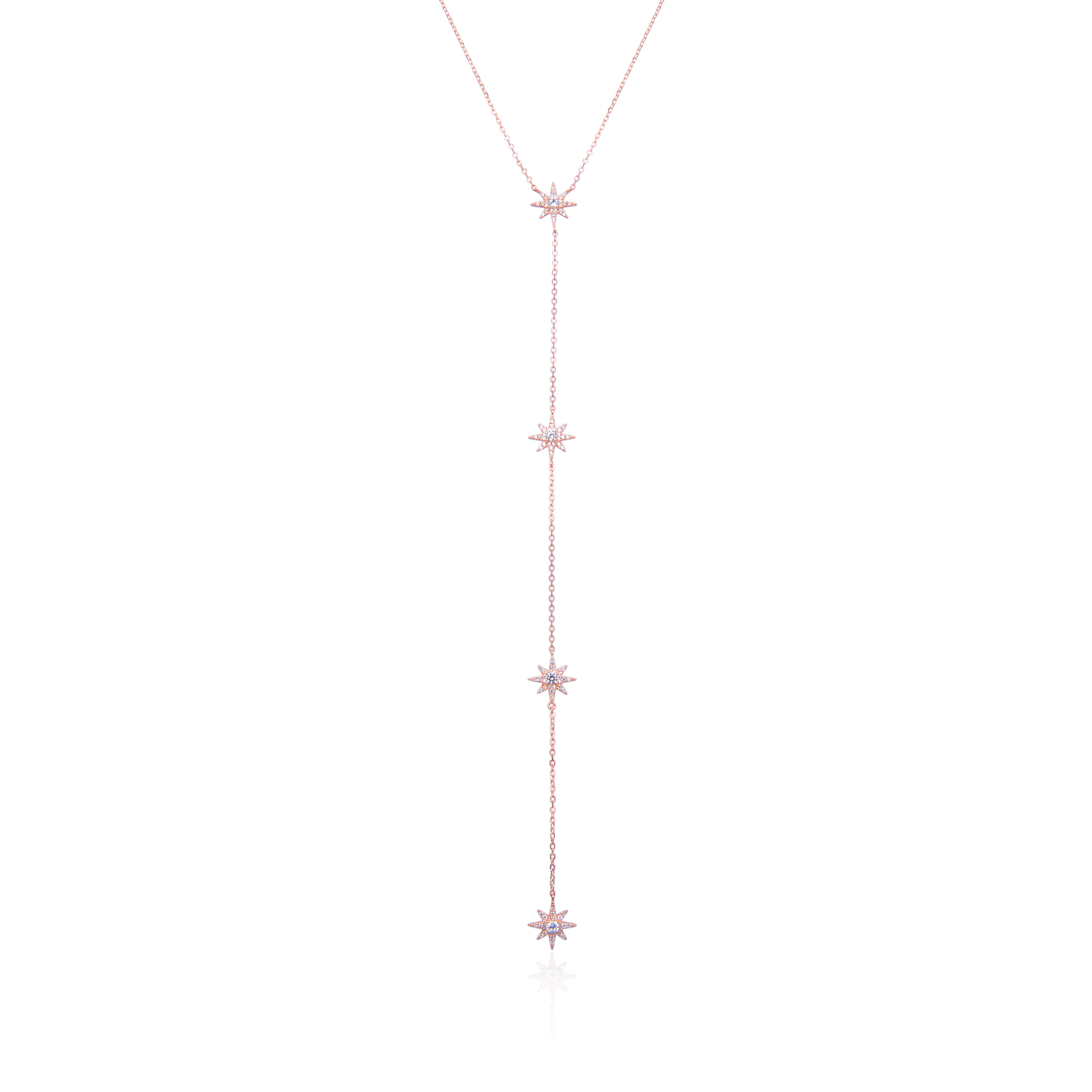 Sautoir constellation - ROSE