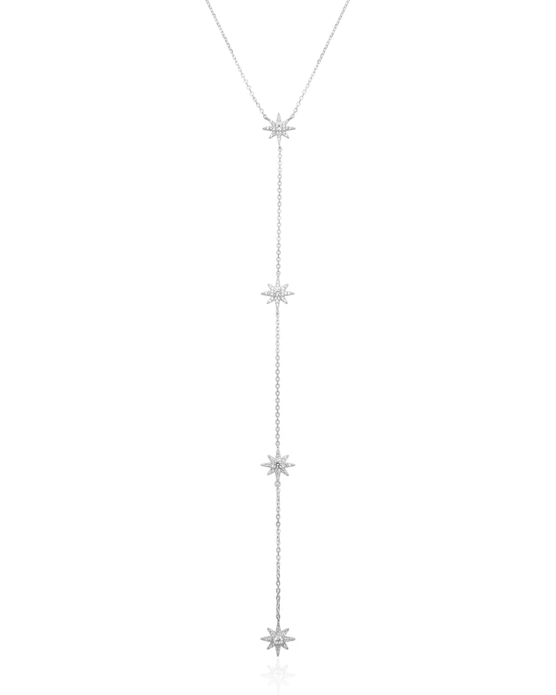 Sautoir constellation - BLANC