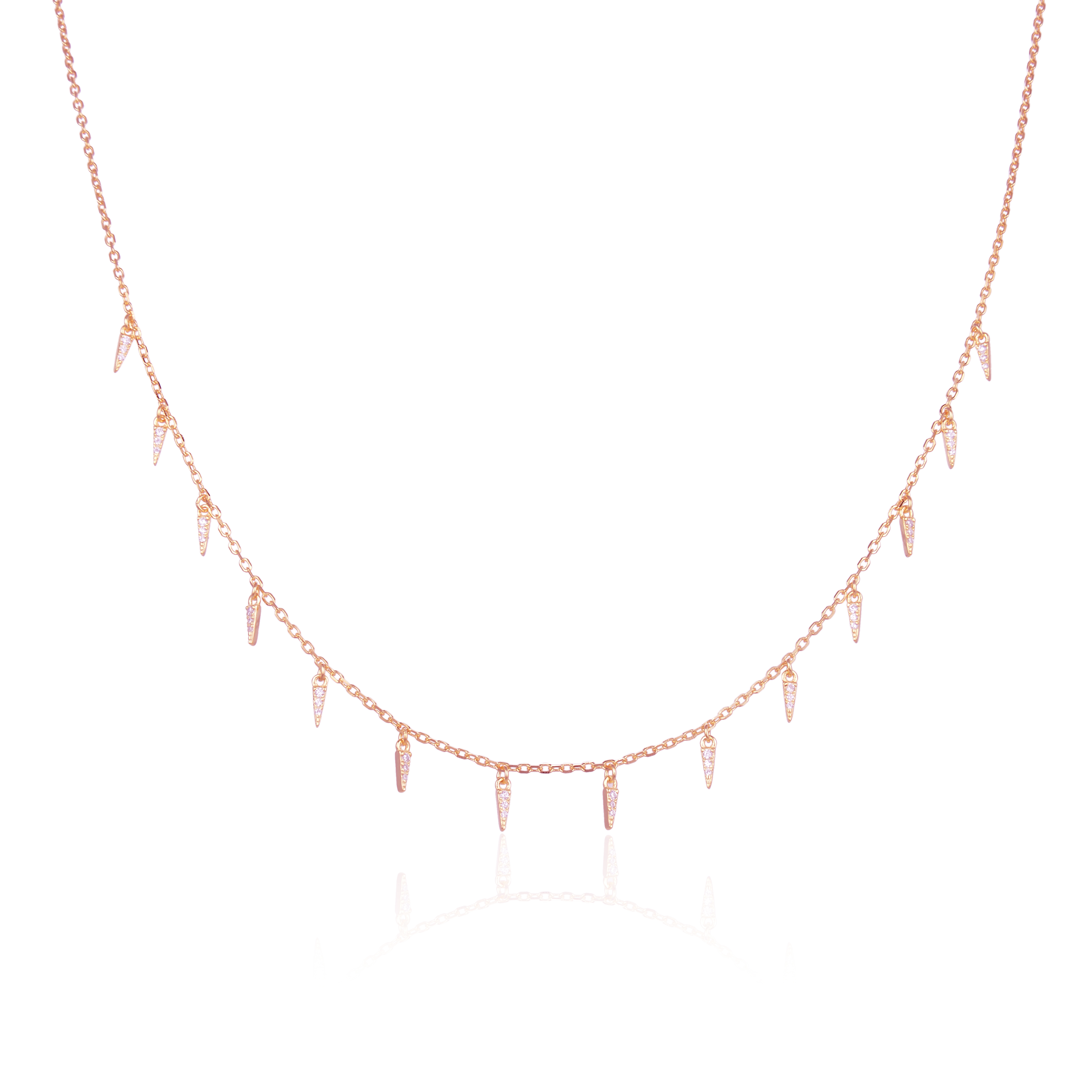 Collier cascade - ROSE