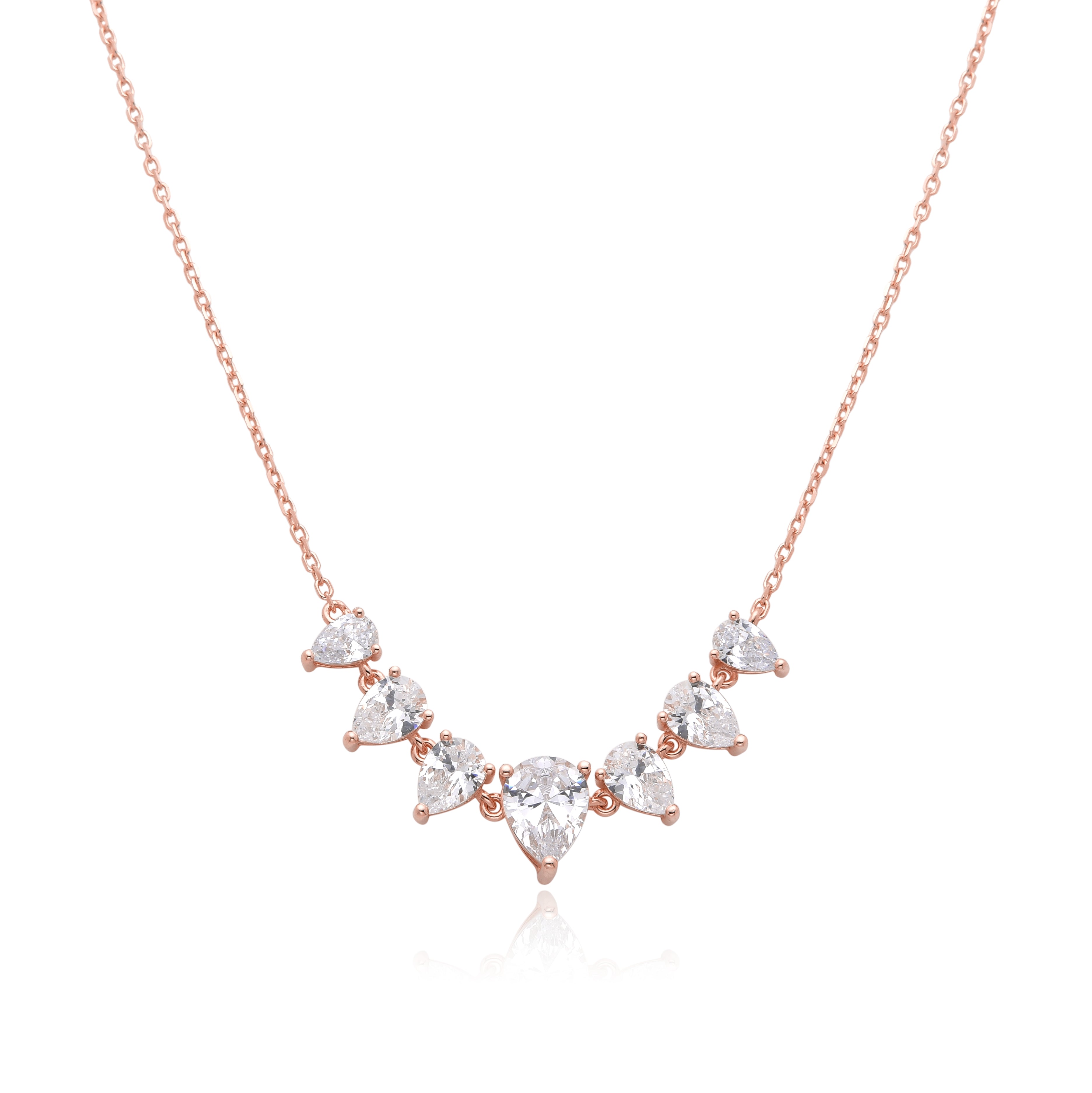 Collier Éclats de poire - ROSE