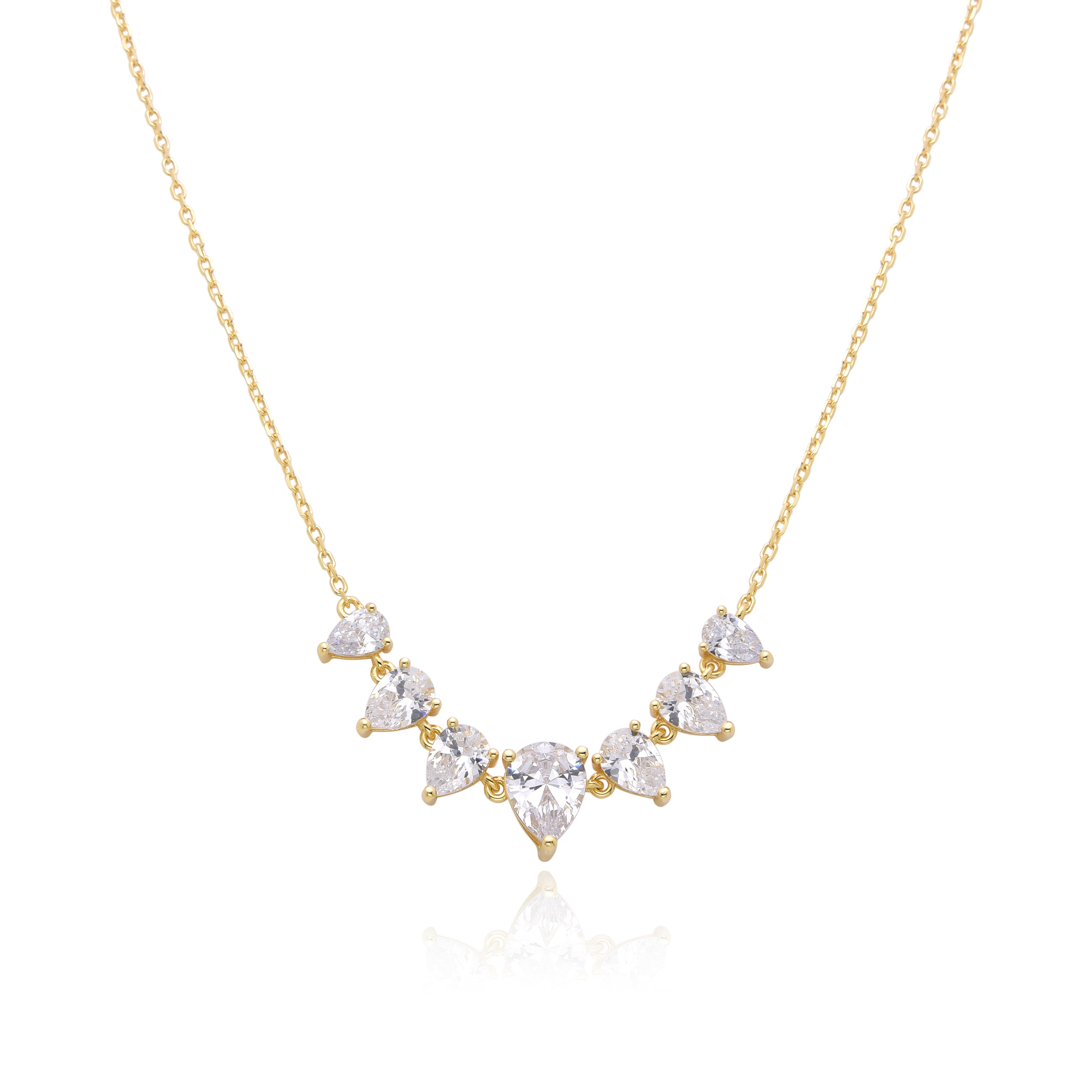 Collier Éclats de poire - DORÉ