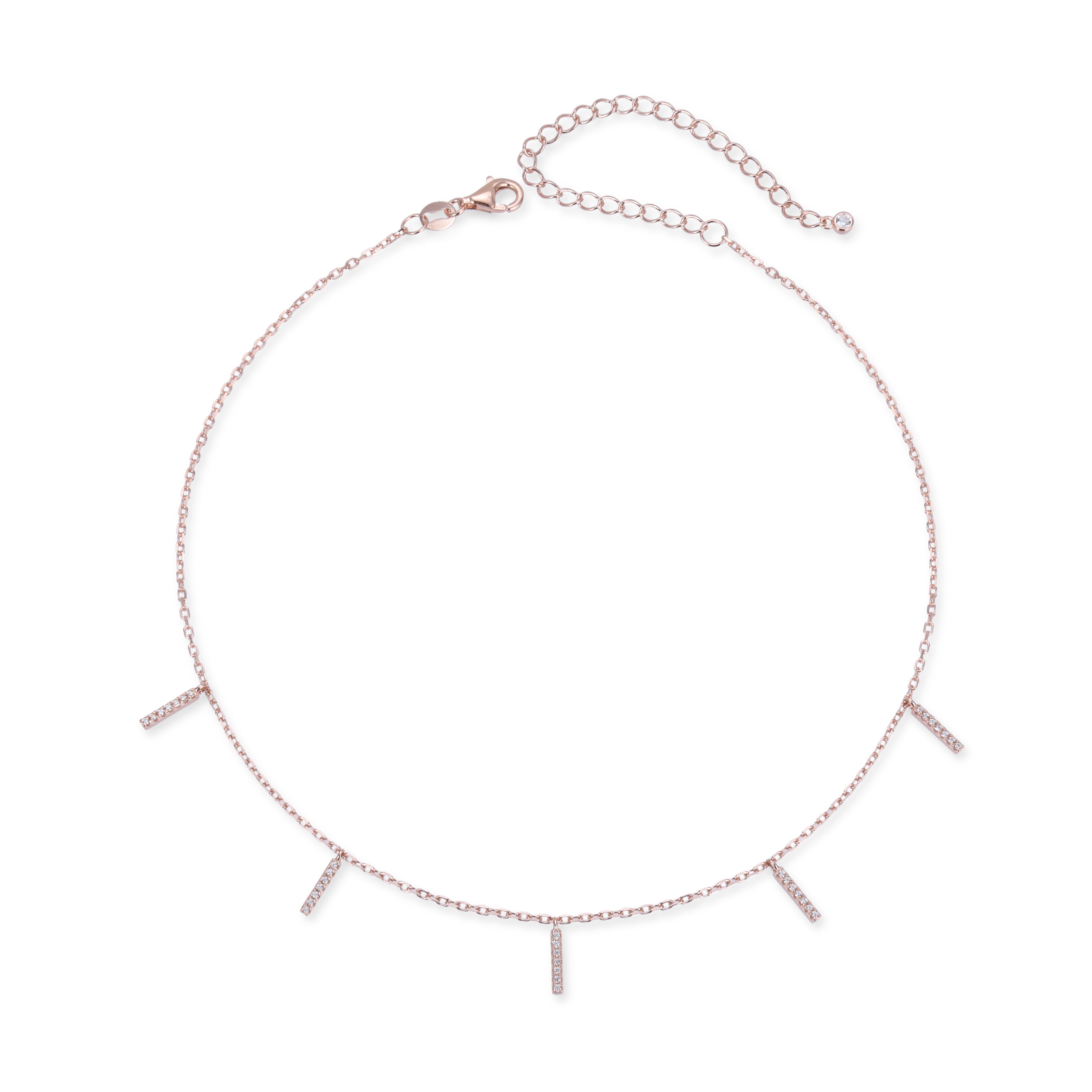 Choker barrette - ROSE