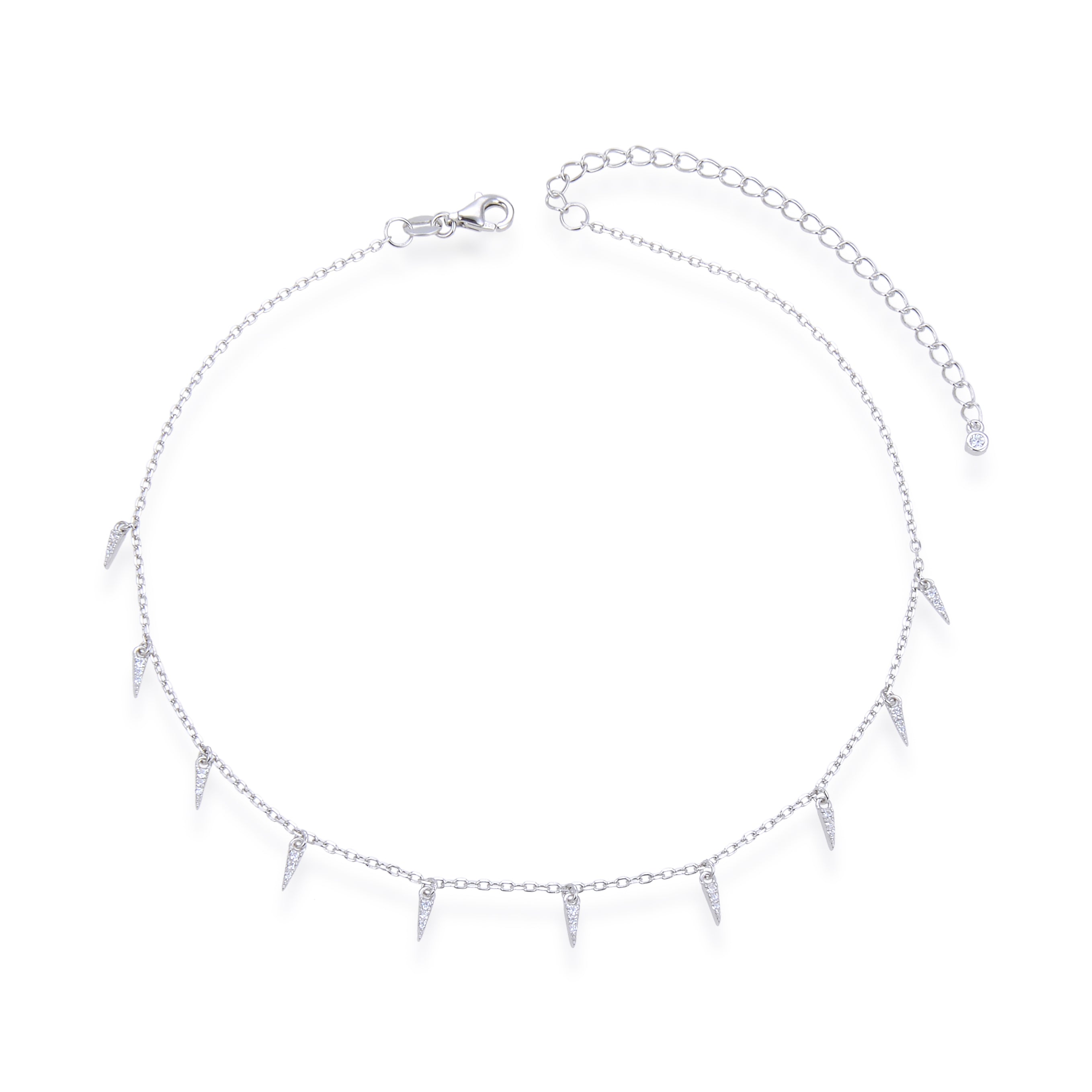 Choker cascade - BLANC