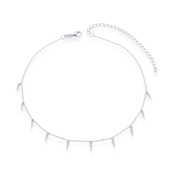 Choker cascade - BLANC