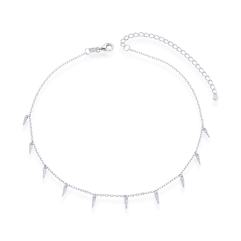 Choker cascade - BLANC