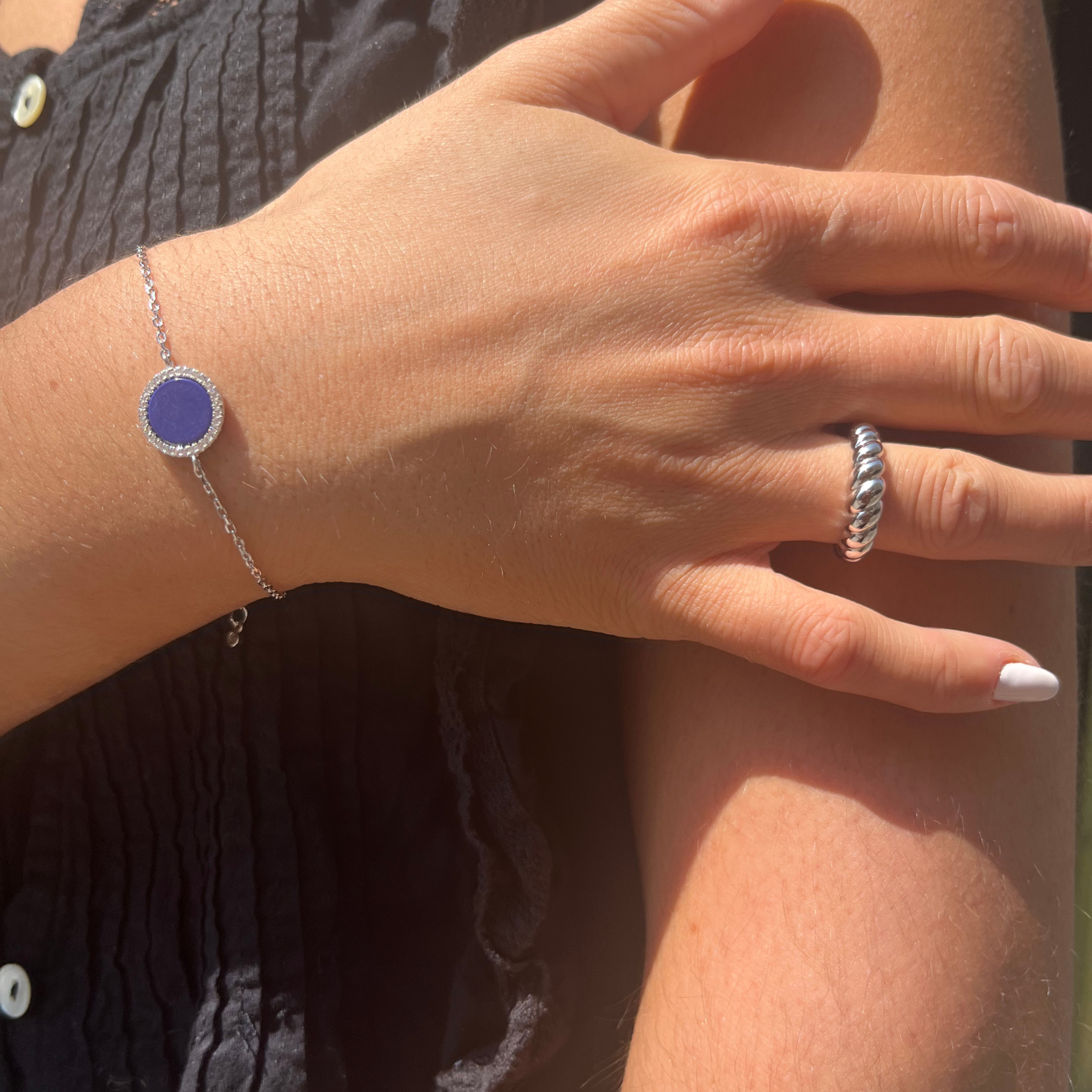 Bague torsade Boost - BLANC - 50