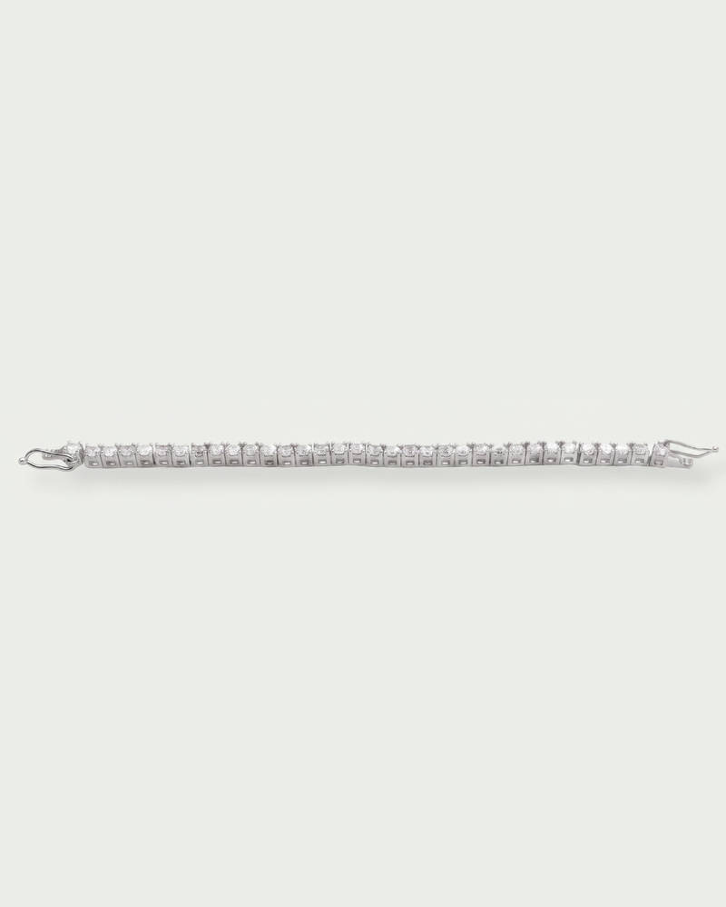 Bracelet jonc élégant pour femme en argent 925 et zirconium blanc GENA Jewelry
