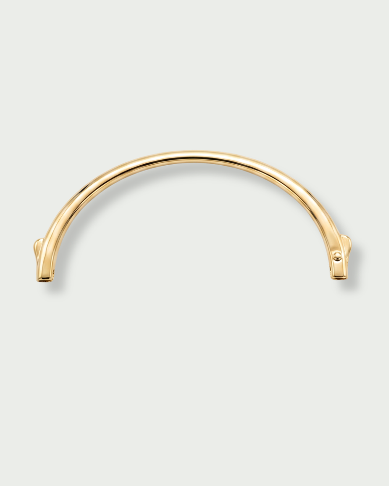 Bracelet jonc élégant pour femme en argent 925 doré et zirconium blanc GENA Jewelry