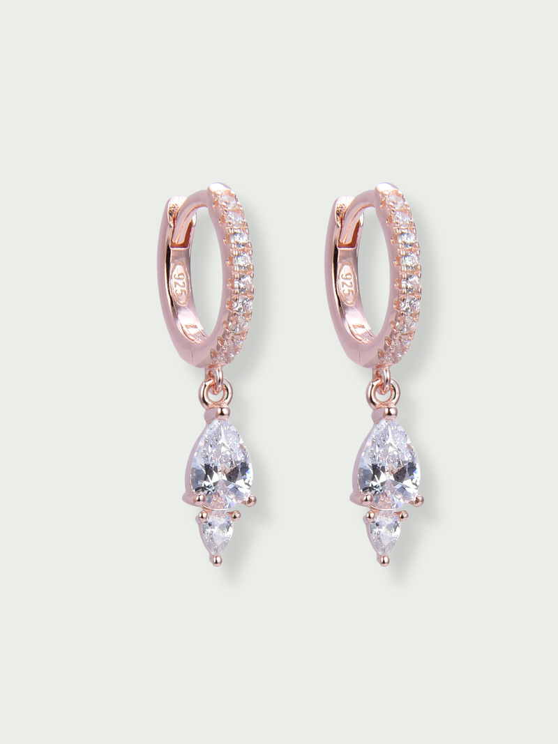 Mini-créoles Signature - ROSE