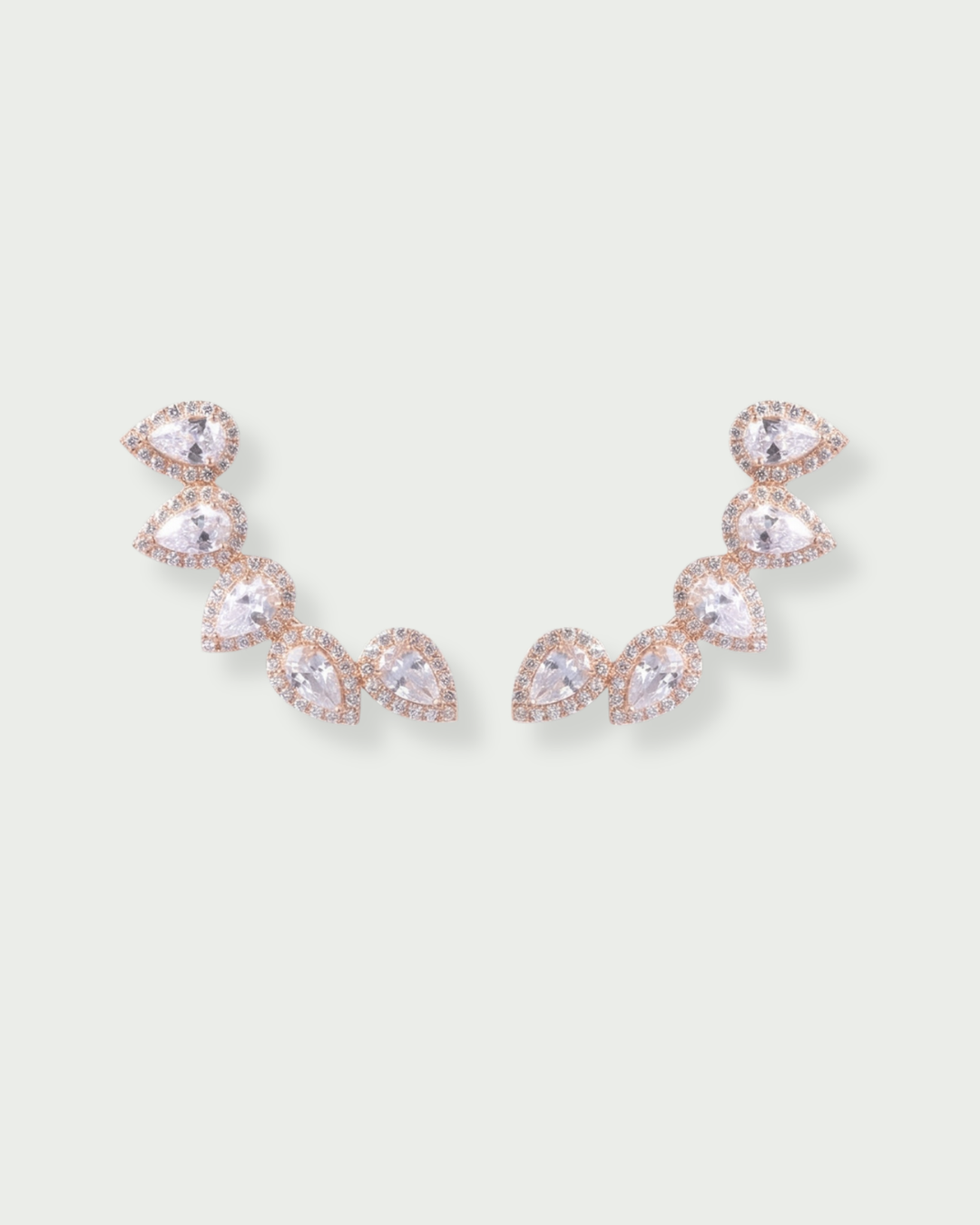 Boucles d'oreilles cinq poires Gala - ROSE
