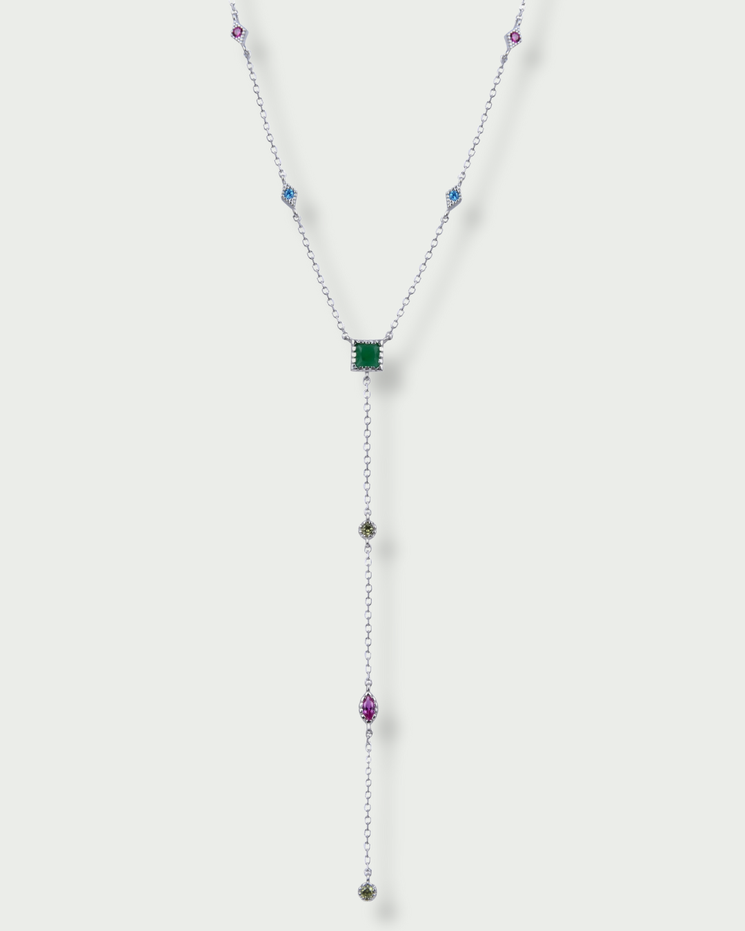 Mosaic Necklace - WHITE