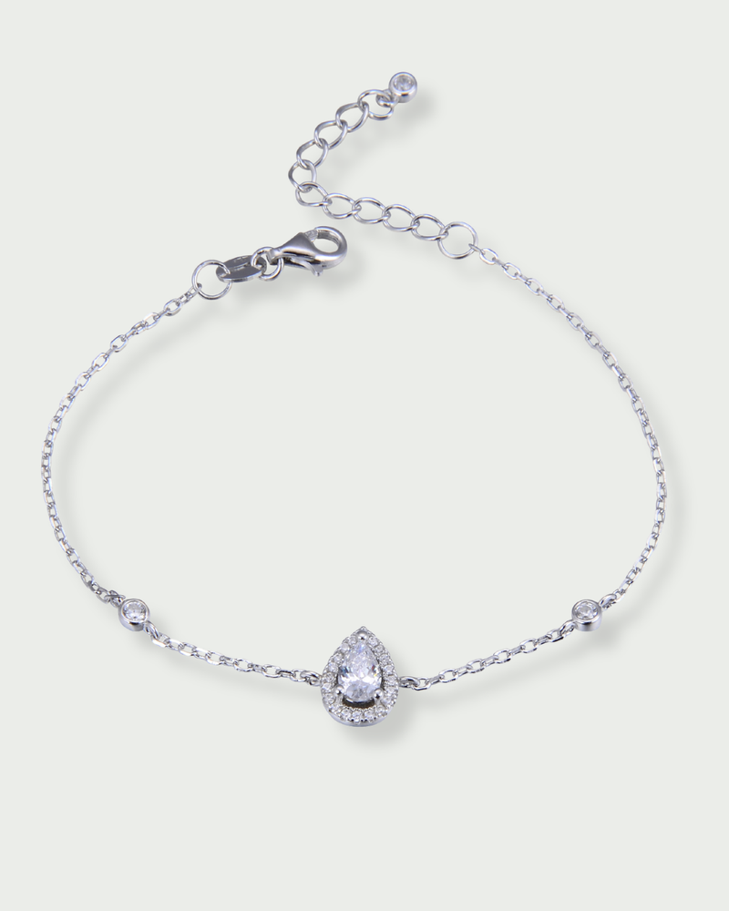 Infinity Pear Bracelet - WHITE