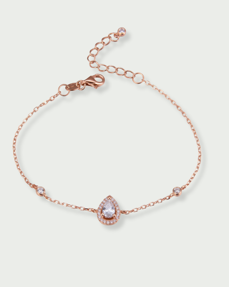 Infinity Pear Bracelet - PINK
