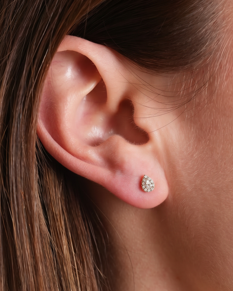 Puces XS Infini Poire - ROSE