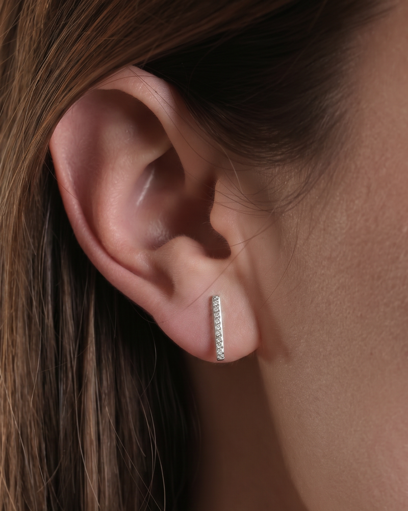 Puces barrettes Intemporel - BLANC