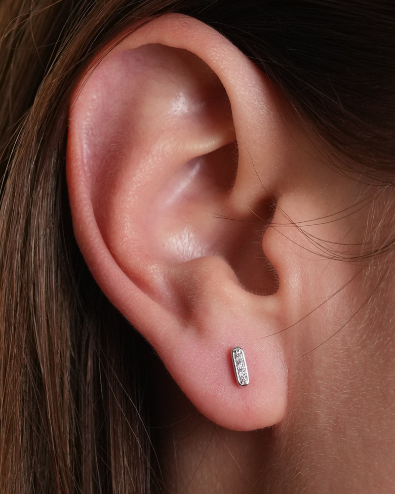 Puces square Intemporel - BLANC