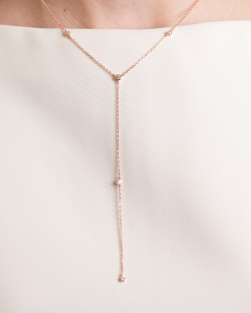 Sautoir pur Intemporel - ROSE