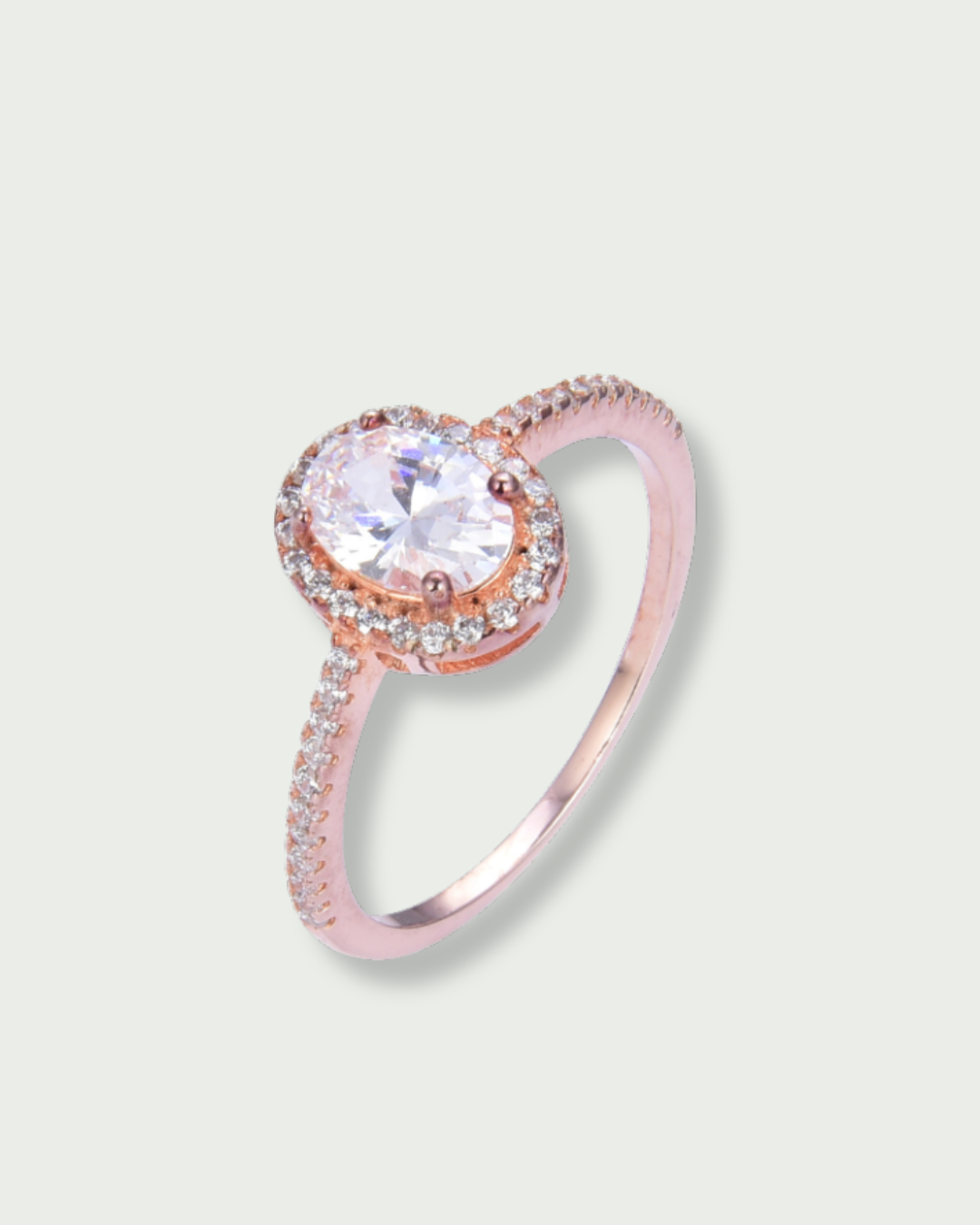 Bague ovale Infini Rond - ROSE